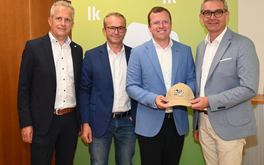 Antrittsbesuch bei der LK Oberösterreich – österreichischen Wildhalter Bundesobmann Hans-Peter Pfeffer